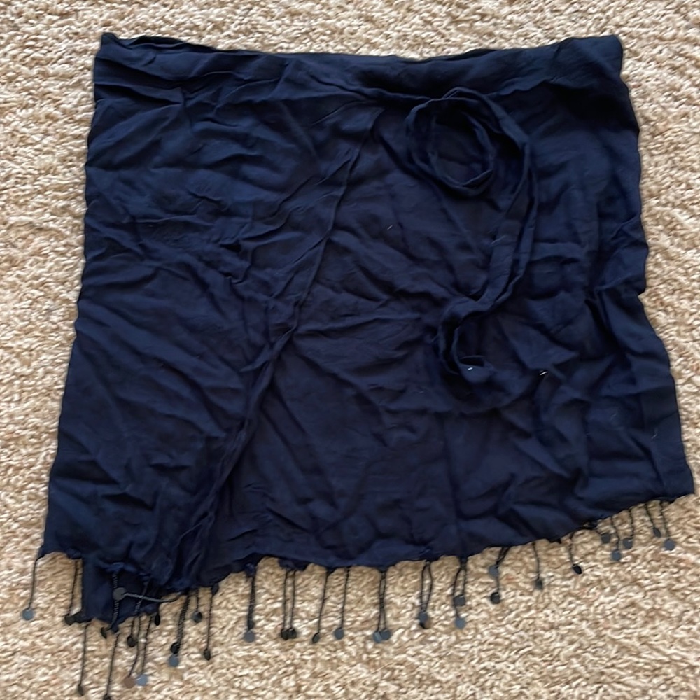 Wrap around bottom bikini coverup made in the Dominican Republic.